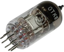 Lampa elektronowa 6 N 2 P = 6 H 2 n  6 N 2 P = 6 H 2 n Ilość biegunów 9 Trzonek Noval Opis: Trioda podwójna