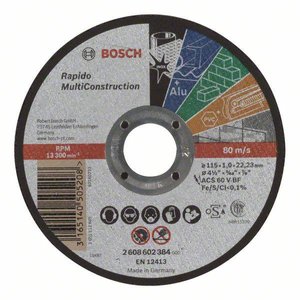 Tarcza tnąca prosta Bosch Accessories ACS 60 V BF 2608602384 115 mm 1 szt.