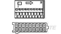 TE Connectivity TE AMP MQS - Connectors 1355348-1, 1 szt.