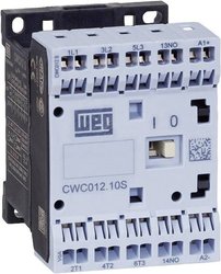 Stycznik WEG CWC012-10-30D24S 12681939, 3 styki, 230 V/AC, 12 A, 1 szt.
