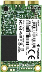 Dysk wewnęrztny SSD mSATA 64 GB Transcend  SATA 6 Gb/s Produkt nowy