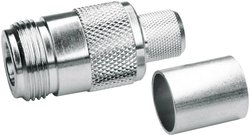 Złącze N Telegärtner J01021A0146 J01021A0146 złącze żeńskie proste 50 Ω 1 szt.