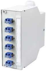 Patchpanel do światłowodu Metz Connect OpDAT REGpro splice 6xLC-Duplex OS2 15024A97406-E, 1 szt.