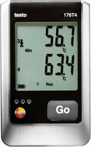 Rejestrator temperatury testo 176 T4 0572 1764 -200 do 1000 °C