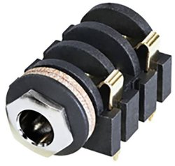 Złącze męskie jack 6,35 mm Rean AV NYS2152G NYS2152G, mosiądz, gniazdo, 1 szt.