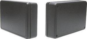 Obudowa uniwersalna Strapubox, ABS, czarny, (D x S x W) 125 x 74 x 27 mm, 1 szt.