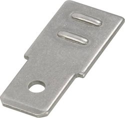Wsuwka Vogt Verbindungstechnik 38402SBS.80 Szerokość pokrycia: 6.3 mm Grubość pokrycia: 0.8 mm 180 ° Bez izolacji metal 1 szt.