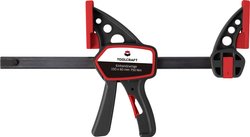 Ścisk jednoręczny 150 x 60 mm 750 Nm TOOLCRAFT TO-4986708 Maksymalna rozpiętość:150 mm Długość produktu: 283 mm Posuw:63 mm
