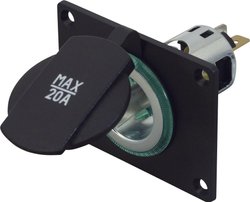 Gniazdo zapalniczki samochodowej ProCar 68141001, 12 V, 24 V, 20 A