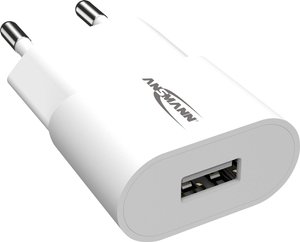 Ansmann HomeCharger HC105 Ładowarka USB 5 W gniazdo Maksymalne natężenie wyjściowe 1000 mA Ilość wyjść: 1 x złącze żeńskie USB-A 2.0
