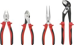 Zestaw szczypiec TOOLCRAFT TO-7492839, do warsztatu, 4 szt.