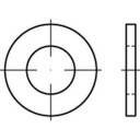 Podkładki płaskie TOOLCRAFT 147812 6.4 mm 12 mm ISO 7089  cynkowany galwanicznie stal 100 szt.
