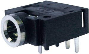Gniazdo Jack SKT 3,5 mm Cliff FC68133, 5-Pin