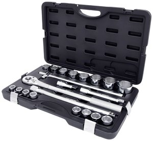 Zestaw kluczy nasadowych 3/4&quot,, 21-częściowy sześciokąt Zestaw kluczy nasadowych KS Tools 911.0721 911.0721