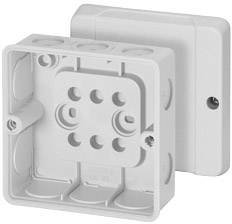 Skrzynka przyłączeniowa Hensel DE 9340, IP55, (D x S x W) 52 x 98 x 98 mm, szaro-biały (ral 7035), 1 szt.