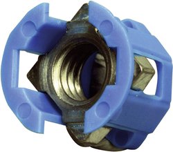 Nakrętka ''Cage Lok'' PB Fastener, 382-2005, 382-2005, (Ø x W) 12.3 mm x 12.8 mm, niebieski, 1 szt.