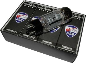 Zestaw lamp elektronowych 6L6GC S4GB Premium - pasujące 4 lampy dla gitar i basów 6L6GC S4GB Premium-4 Lampa elektronowa, pasujące cztery 4 szt.