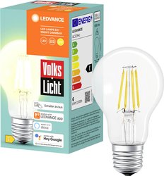 SMART+ LEDVANCE AC32941 - SMART+ BT FILAMENT CLASSIC DIMMABLE CLA60 4058075617827, 1 szt.