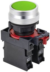 Przełącznik wciskany TRU COMPONENTS ONPOW26-11/G TC-10091020, 250 V, 5 A, 1 szt.