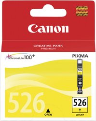 Tusz Canon CLI-526Y, 4543B001 oryginalny, żółty