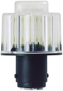 Lampa LED Werma Signaltechnik 956.400.75 BA 15d, 24VDC biała