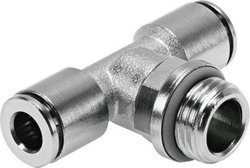 Złącze śrubowe wtykane FESTO NPQH-T-G14-Q6-P10  Gwint zewnętrzny: G1/4''     1 szt.