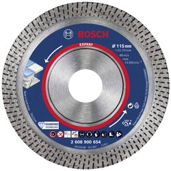 Bosch Accessories 2608900654 EXPERT HardCeramic Tarcza tnąca diamentowa Średnica 115 mm Średnica otworu 22.23 mm kamień, beton, cegła, płytka ceramiczna 1 szt.