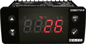 Termostat Emko ESM-3710-N.8.10.0.1/00.00/2.0.0.0 K 0 do 999 °C Przekaźnik 16 A (D x S x W) 65 x 76 x 35 mm