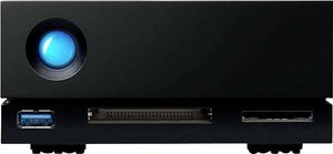 LaCie 1big Dock Thunderbolt 3 8 TB  Obudow dysku twardego Thunderbolt 3, DisplayPort, USB 3.2 Gen 2 (USB 3.1), USB 3.2 Gen 1 (USB 3.0), czytnik kart czarny STHS8000800