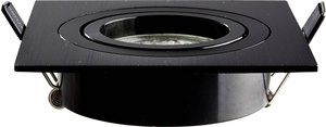 Heitronic 500596 DL7801 reflektor do zabudowy, GU10/GU5,3, prostokątny Oświetlenie wewnętrzne LED Heitronic DL7801 500596  8 W