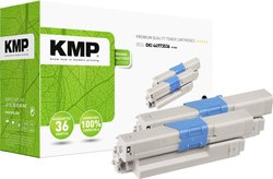 KMP Toner, 2-pak Zamiennik OKI 44973536 Czarny 4400 strony Toner, 2-pak KMP O-T36D, Pasujący drukarek marki: OKI