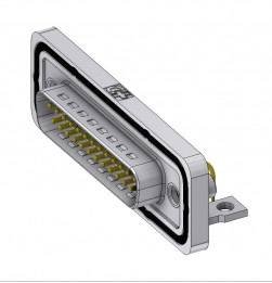 Złącze męskie D-Sub Deltron Connectors DTSWM25PYC/2M46UN, rzędy: 2, styki: 25, 90 °, 1 szt.