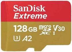 Karta pamięci microSDXC SanDisk Extreme, 128 GB, Class 10 UHS-I