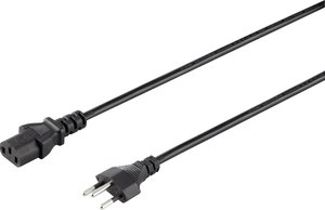 Kabel Basetech BT-1886931, 5.00 m, czarny