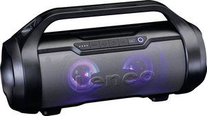 Lenco SPR-070BK Boombox z radiem FM PLL, USB, SD, światło Głośnik Bluetooth®  Lenco SPR-070BK 24 W czarny