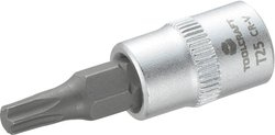 Końcówka klucza nasadowego 6,3 mm (1/4'') z końcówką T25 do uchwytu T Nasadka trzpieniowa TOOLCRAFT T25 816083 profil T 1 szt.