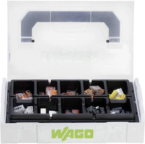 Asortyment zacisków przyłączeniowych L-Boxx Mini 889 - 950, 166 szt. WAGO 887-950 Zestaw złączy zaciskowych, 1 zest.
