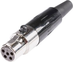 Złącze kablowe mini XLR, żeńskie, 5-Pin Hicon HI-XMCF5