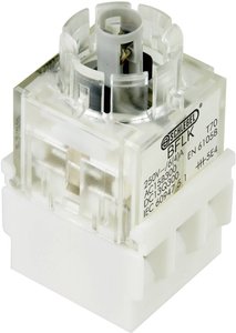 Element stykowy BFL5K z gniazdem lampy 1 NC, 1 NO zatrzask 250 V Schlegel BFL5K 1 szt.