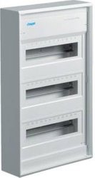 Montaż natynkowy - 3 rzędy. Dystrybucja detaliczna  Rozdzielnica natynkowa Hager APV, IP30, 3 x s12