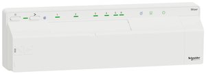 Rozsądniejszy rozdzielacz ogrzewania podłogowego (ogrzewanie/chłodzenie) CCTFR6600 Schneider Electric Wiser CCTFR6600 Rozdzielnica ogrzewania podłogowego
