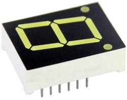 7-segmentowy wyświetlacz zielony 7,80 mm 2.1V ilość cyfr: 1 TRU Components TRU-7S1-30GAG Wyświetlacz 7 segmentowy TRU-7S1-30GAG TRU COMPONENTS TRU-7S1-30GAG  zielony