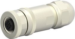 Złącze niekonfekcjonowane czujnika/aktuatora TE Connectivity T4110011031-000, piny: 3, 1 szt.