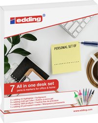 Marker permanentny Edding 7 All in one desk set