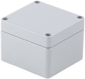 Obudowa uniwersalna Weidmüller KLIPPON K01 RAL7001, Wymiary: (S x W x G) 58 x 64 x 34 mm, aluminium, malowany proszkowo, 1 szt.