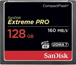 Karta pamięci CF SanDisk SDCFXPS-128G-X46, 128 GB, 160 MB/s / 150 MB/s