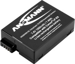 Akumulator do aparatu  Ansmann Akumulator zamienny LP-E8 Napięcie: 7.4 V Pojemność: 1000 mAh