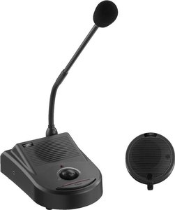 Domofon Monacor ICM-20H, system przywoławczy, recepcja Mikrofon  1594669 1 szt.