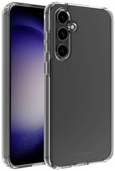 Bezpieczna i stabilna osłona przeciwwstrząsowa do Galaxy S23 FE, chroniąca przed upadkiem z wysokości 1,5 m Vivanco SASCVVSGS23FET Futerał backcase Samsung Galaxy S23 FE przeźroczysty Ładowarka indukcyjna