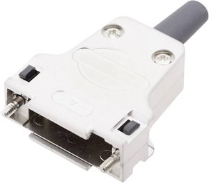 Obudowa złącza D-SUB encitech 7960-0205-03 7960-0205-03, metal, 180 °, 1 szt.